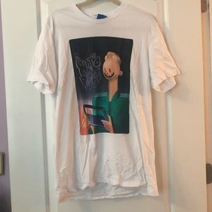 adidas shirt collab with david mortz (artist)